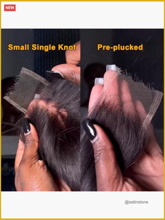 Pre-Plucked Body Wave 2x6 HD Lace Closure 16 Inch main image 5